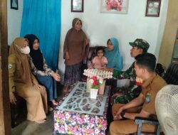 Koramil 1409-01/Somba Opu Bukukan 200 Penderita Stunting, Babinsa Dikerahkan Bawa Bantuan dan Pantau Tumbang