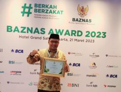 Wali Kota Makassar Danny Pomanto Kembali Raih Penghargaan Baznas Award 2023