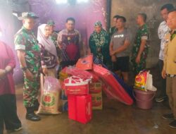 Dinsos dan BPBD Pinrang Salurkan Bantuan Bagi Korban Kebakaran