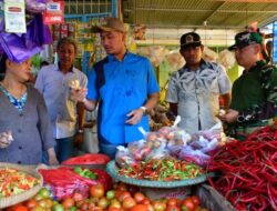 Bupati Pantau Stok dan Harga Pangan di Pasar Sentral, Ini Hasilnya