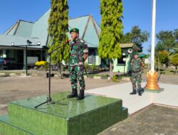 Personil Kodim 1409/Gowa Diapelkan, Ini Pesan Dandim Bagi yang Selesai dan Baru Cuti