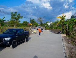 Progres Ruas Burung-Burung – Bili-Bili di Gowa pada Tahap Perkerasan Beton