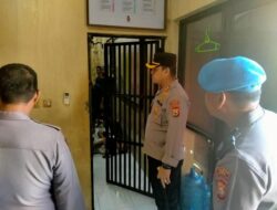 Sidak Ruang Tahanan, Ini Yang Dilakukan Kapolres Gowa
