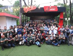 Hilangkan Sekat Bermitra, Pangdam XIV/Hsn dan Awak Media Nongkrong Sore