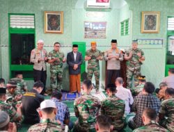Pangdam XIV/Hsn dan Prajurit Safari Jumat di Mapolrestabes Makassar: Kita Tebar Kebaikan Untuk NKRI Tercinta