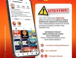 Namanya Dicatut Penipu Bermodus Tawarkan Bantuan, Kadis PU Makassar: Jangan Mudah Percaya!