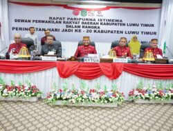 Plh Sekda Sulsel Andi Aslam Hadiri Hari Jadi Lutim ke-20