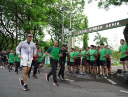 Jaga Kebugaran dan Kekompakan, Pangdam dan PJU Kodam XIV/Hasanuddin Gelar Olahraga Bersama