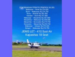 Jelang Penerbangan Perdana Perintis Makassar-Masamba, Ini Harapan Bupati Luwu Utara