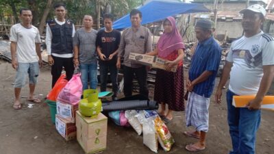 Satu Rumah Terbakar di Bantaeng, BPBD Sulsel Salurkan Bantuan untuk Korban