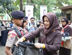 Lepas Putra-Putri Pramuka Makassar Wakili Sulsel Lomba di Cibubur, Ini Pesan Fatmawati Rusdi
