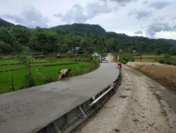 Pemprov Lanjutkan Penanganan Ruas Minasatene di Pangkep, Progres Pengecoran Beton