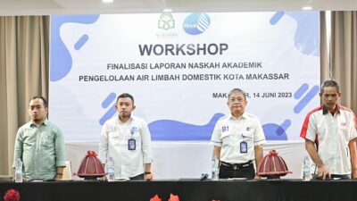 PDAM Makassar dan UIN Alauddin Gelar Workshop Jelang Finalisasi Laporan Naskah Akademik Pengelolaan Air Limbah Domestik