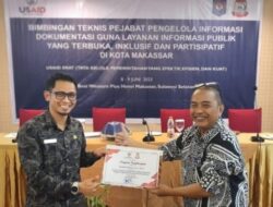 Jadi Peserta Terbaik, PPID Dinas PU Makassar Dapat Penghargaan dari Komisi Informasi Sulsel