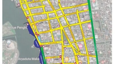 Kawal MNEK 2023, Dishub Makassar Matangkan Rekayasa Lalu Lintas, Ini Ruas Jalan yang Ditutup