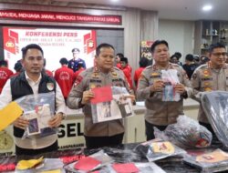 Ikut Konferensi Pers di Polda Sulsel, Polres Gowa Ungkap Kejahatan 3C