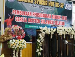 Dihadiri Sekda Gowa, GKSS Gelar Persidangan Sinode XVIII