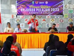 Puluhan Atlet Sinjai Ikuti Kejurda Pelajar 2023 di Makassar, Ini Harapan Irwansyahrani Yusuf