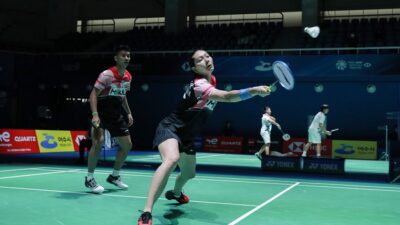 Lawan Mundur karena Cedera, Dejan/Gloria Lolos ke Babak 16 Besar Korea Open 2023