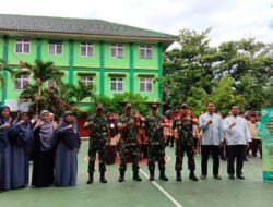 Bentuk Karakter Disiplin dan Tangguh Siswanya, SMP Al Fityan Libatkan Koramil 1409-01/Somba Opu