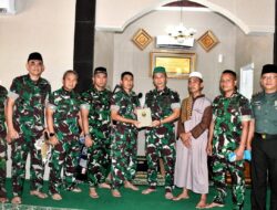 Safari Jumat di Yon Arhanud 4/AAY, Pangdam XIV/Hsn Bersilaturrahmi dan Lebih Dekat Dengan Prajurit 