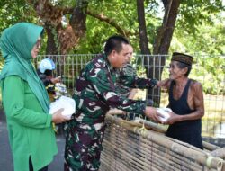 Jumat Berkah, Koramil 1408-10/Pnk Sasar Panti, Pengemis dan Petugas Pembersihan TMP Panaikang