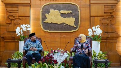 Andi Sudirman Bertemu Khofifah Indar Parawansa di Surabaya, Ini yang Dibahas