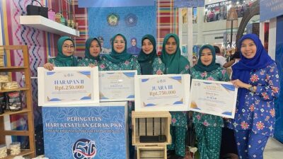 PKK Gowa Raih Terbaik ke-3 Kategori Rumah Gizi SMEP Tingkat Sulsel