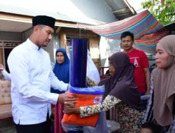 Bupati Sinjai Tinjau dan Serahkan Bantuan Logistik ke Warga Terdampak Banjir