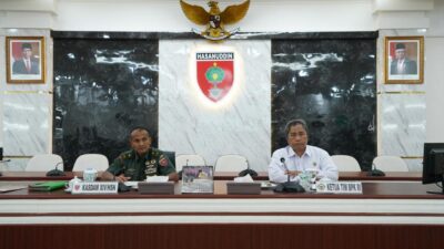 Kasdam XIV/Hsn Terima Tim Wasrik BPK RI: Ciptakan Kinerja Organisasi Lebih Profesional