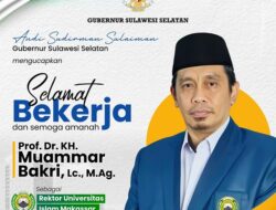 Prof KH Muammar Muhammad Bakry Dilantik Jadi Rektor UIM, Ini Harapan Gubernur Sulsel