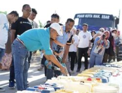 Jelang HUT ke-99, PDAM Makassar Gelar Bakti Sosial Penyaluran Bantuan Sembako dan Air Bersih di 2 Lokasi