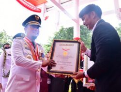 Galakkan Sulsel Anti Mager, Gubernur Andi Sudirman Terima Penghargaan Museum Rekor MURI