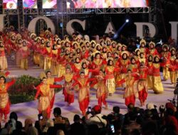 250 Siswi SMP se-Kota Makassar Persembahkan Tari Kolosal di Pembukaan F8