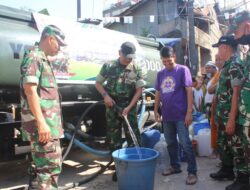 Jumat Berkah, Sansidam XIV/Hsn Distribusikan Bantuan Air Bersih Ribuan Liter