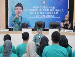 Berdayakan Generasi Muda, Indira Yusuf Ismail Kukuhkan PKK Remaja Kota Makassar