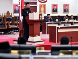 Pidato Perdana Pj Gubernur Bahtiar di Paripurna DPRD Sulsel Paparkan 8 Program Prioritas