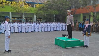 Sosialisasi Tertib Berlalulintas di Sekolah, Ini yang Disampaikan Kanit Turjawali Satlantas Polres Gowa