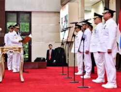 Lantik 4 Pj Kepala Daerah di Sulsel, Ini Pesan Penting Bahtiar Baharuddin