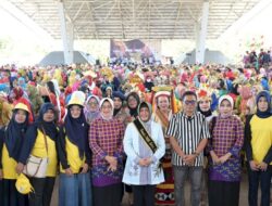 Bunda PAUD Makassar Lepas Peserta Pawai, Libatkan 1.400 Murid TK se-Kota Makassar