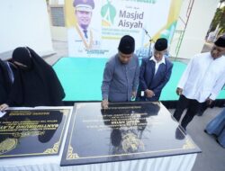 Andi Sudirman Resmikan Masjid Aisyah Rujab Gubernur Sulsel