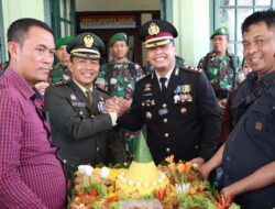 Hari Jadi TNI ke-78, Dandim Gowa dapat Surprise dari Kapolres: Wujud Kekompakan dan Sinergitas