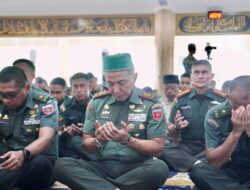 Sambut HUT TNI Ke-78, Pangdam XIV/Hsn Pimpin Doa Bersama Lintas Agama