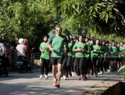 Lari dan Senam Barbel Bersama Prajurit, Pangdam XIV/Hsn: Fisik Sehat dan Prima Menunjang Kinerja Optimal