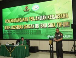 Divif 3 Kostrad dan RS Ibnu Sina MoU-kan Anti Stunting, Pangdivif: Kita Break Down Perintah Komando Atas
