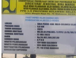 Aktivis Soroti Proyek Talud Rp24 M di Wajo: Banyak Ketimpangan