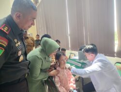 Hadirkan Vaksinasi Meningitis Bagi Anak Prajurit, Pangdivif 3 Kostrad: Kesehatan Keluarganya Pengaruhi Moril 