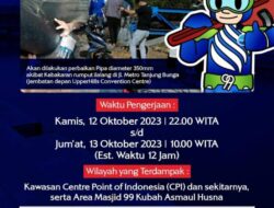 Distribusi Air Terganggu karena Ada Perbaikan Pipa di Tanjung Bunga, PDAM Makassar Sampaikan Permohonan Maaf