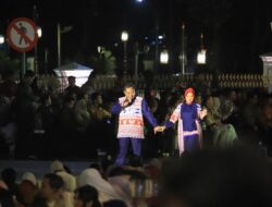 Pj Gubernur Gunakan Batik Sarita Khas Toraja Utara saat Hadiri Peringatan Hari Batik Nasional