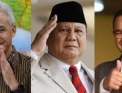 Survei Pilpres Ipsos: Elektabilitas Prabowo-Ganjar Selisih Tipis